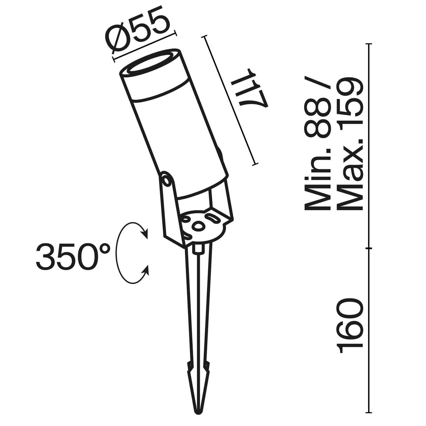 Maastikuvalgustus O050FL-L5GF3K