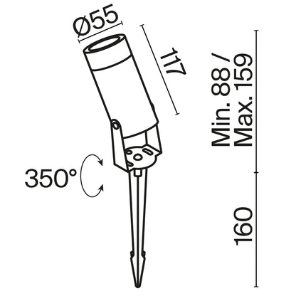 Maastikuvalgustus O050FL-L5GF3K
