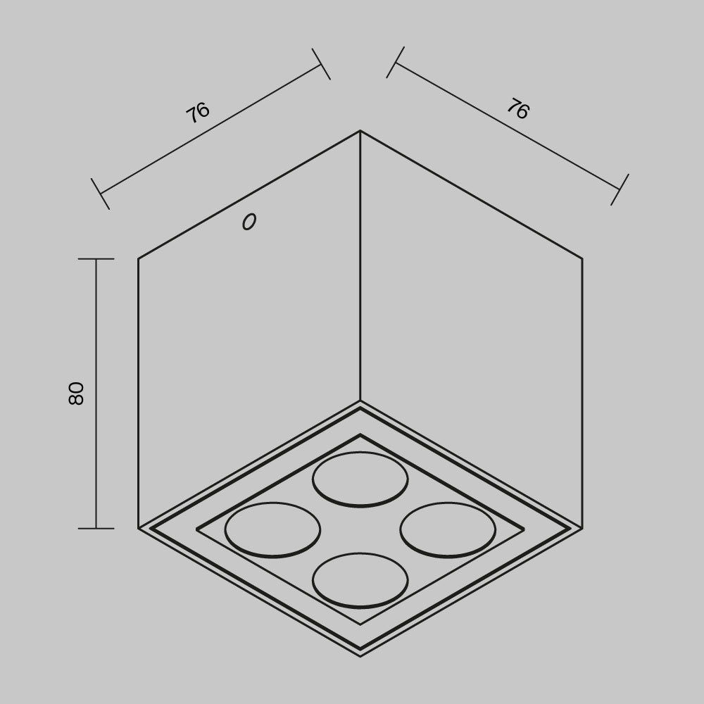 Ceiling lamp O309CL-L8GF3K