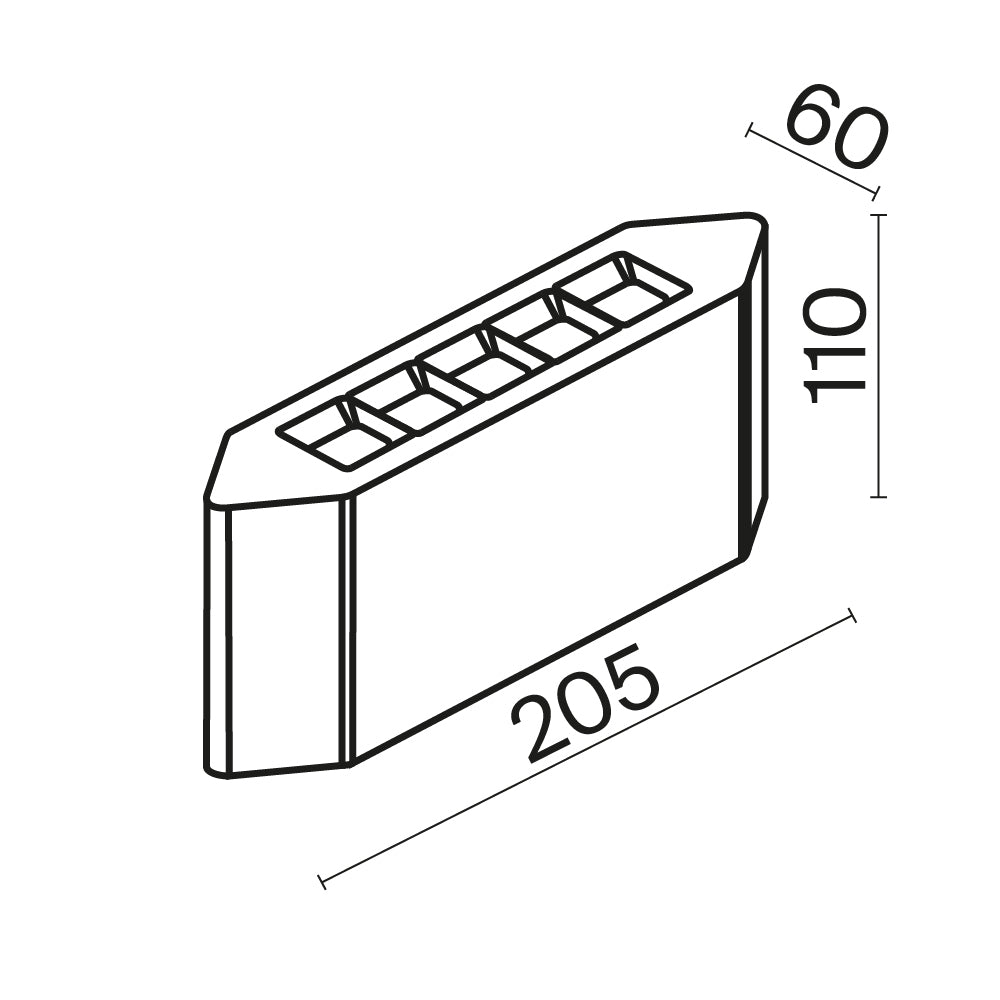 Arhitektuurvalgusti O412WL-L8GF3K