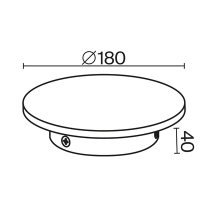 Seinavalgusti O420WL-L12GF