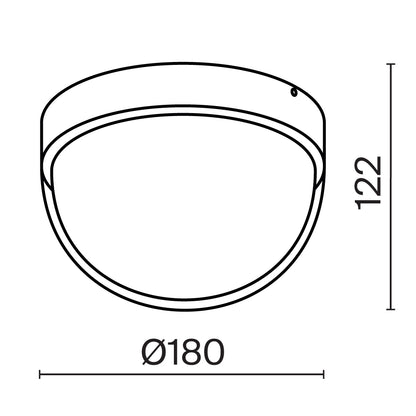 Ceiling lamp O438CL-L12GF3K