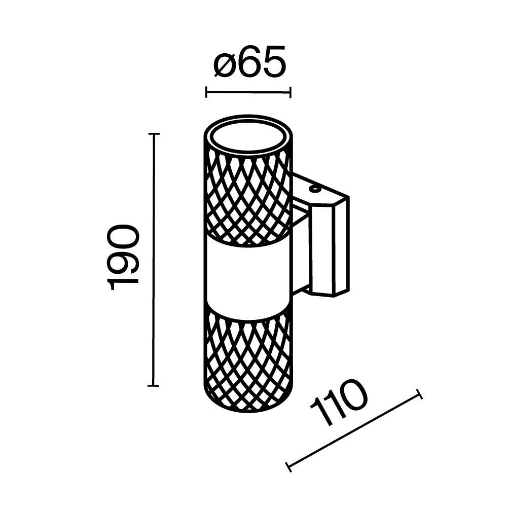 Seinavalgusti O583WL-02B
