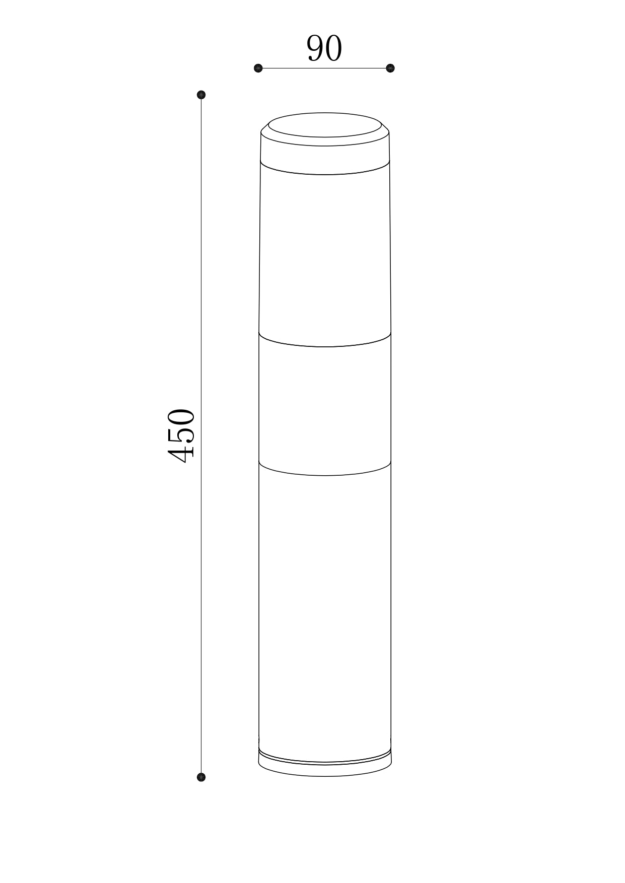 Maastikuvalgustus O590FL-L8B4K
