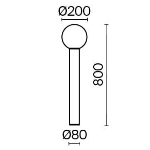 Maastikuvalgustus O598FL-01GR