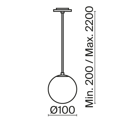 Rippvalgusti P039PL-5W3K-10INS-B