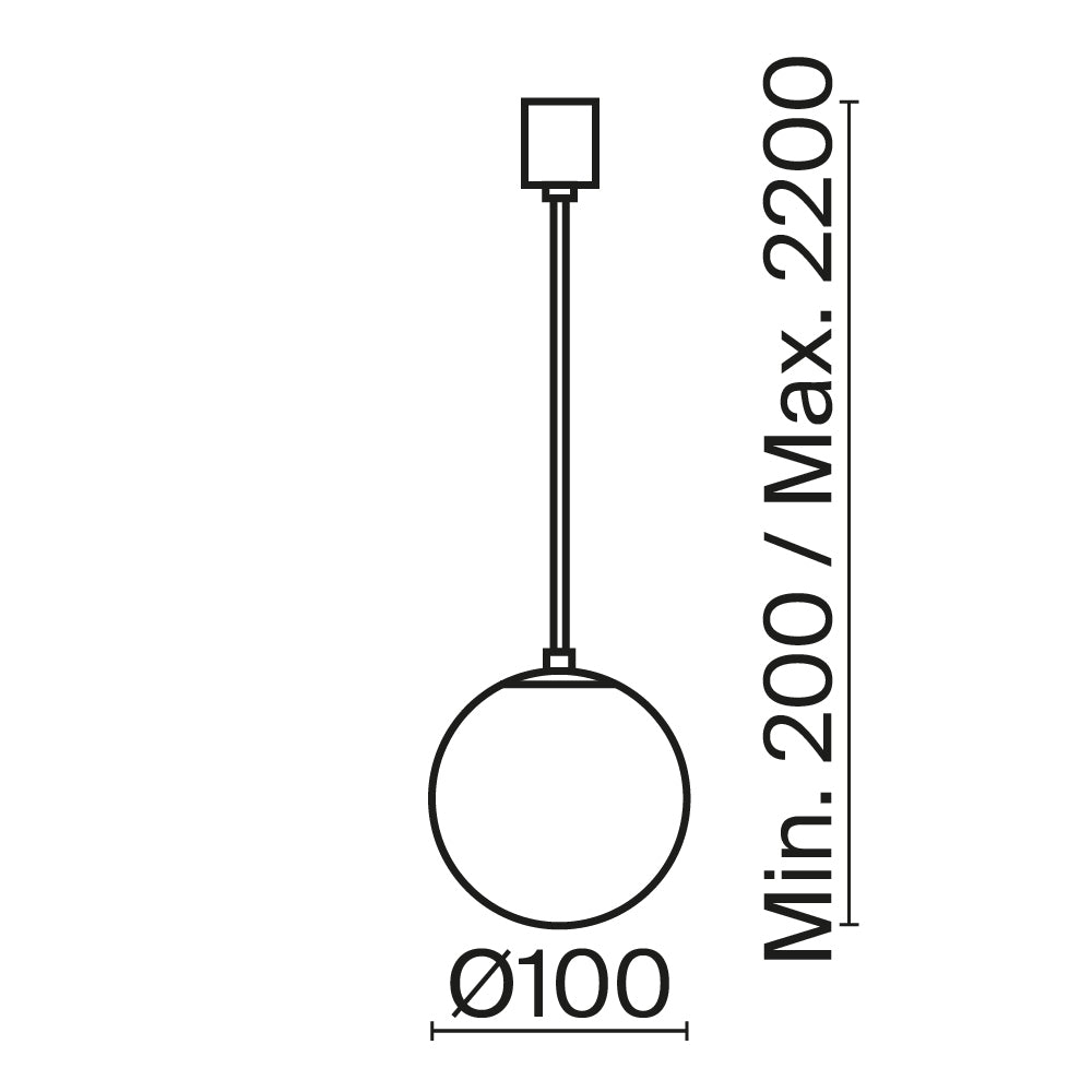 Rippvalgusti P039PL-5W4K-10-B