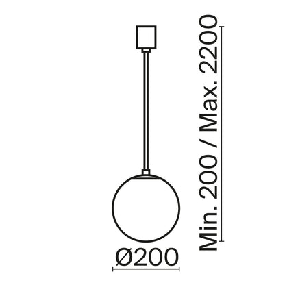 Rippvalgusti P039PL-5W4K-20-B