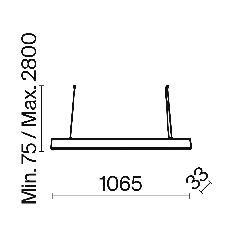 Pendlivalgusti P050PL-L40B4K