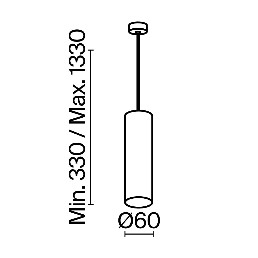 Ripatsvalgusti P075PL-01B