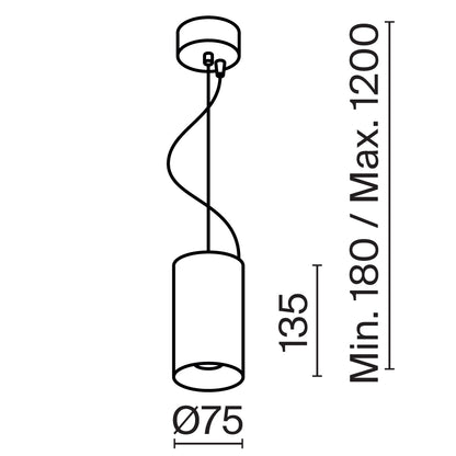 Rippvalgusti P089PL-15W3K-B