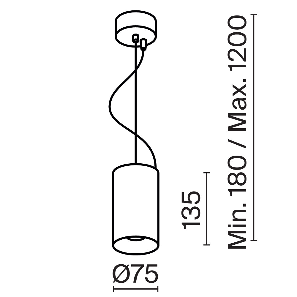 Rippvalgusti P089PL-15W3K-W