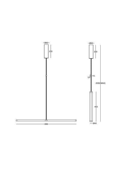 Rippvalgusti P096PL-L11BK1