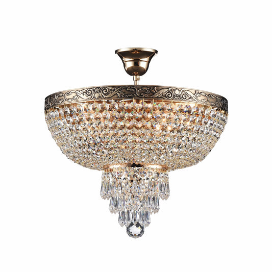 Palace Royal Classic Crystal Chandelier Gold
