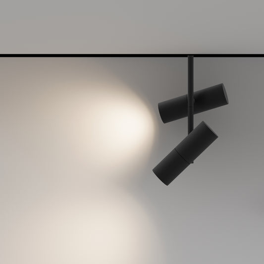 Track luminaire TR005-2-2X12W3K-B