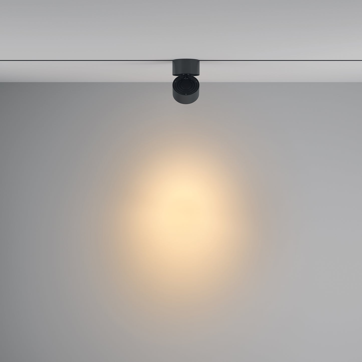 Track luminaire TR084-1-15W3K-D-B-DE