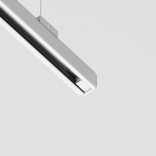 TRA005EC-31W Trinity tapa final blanco, 1 pieza