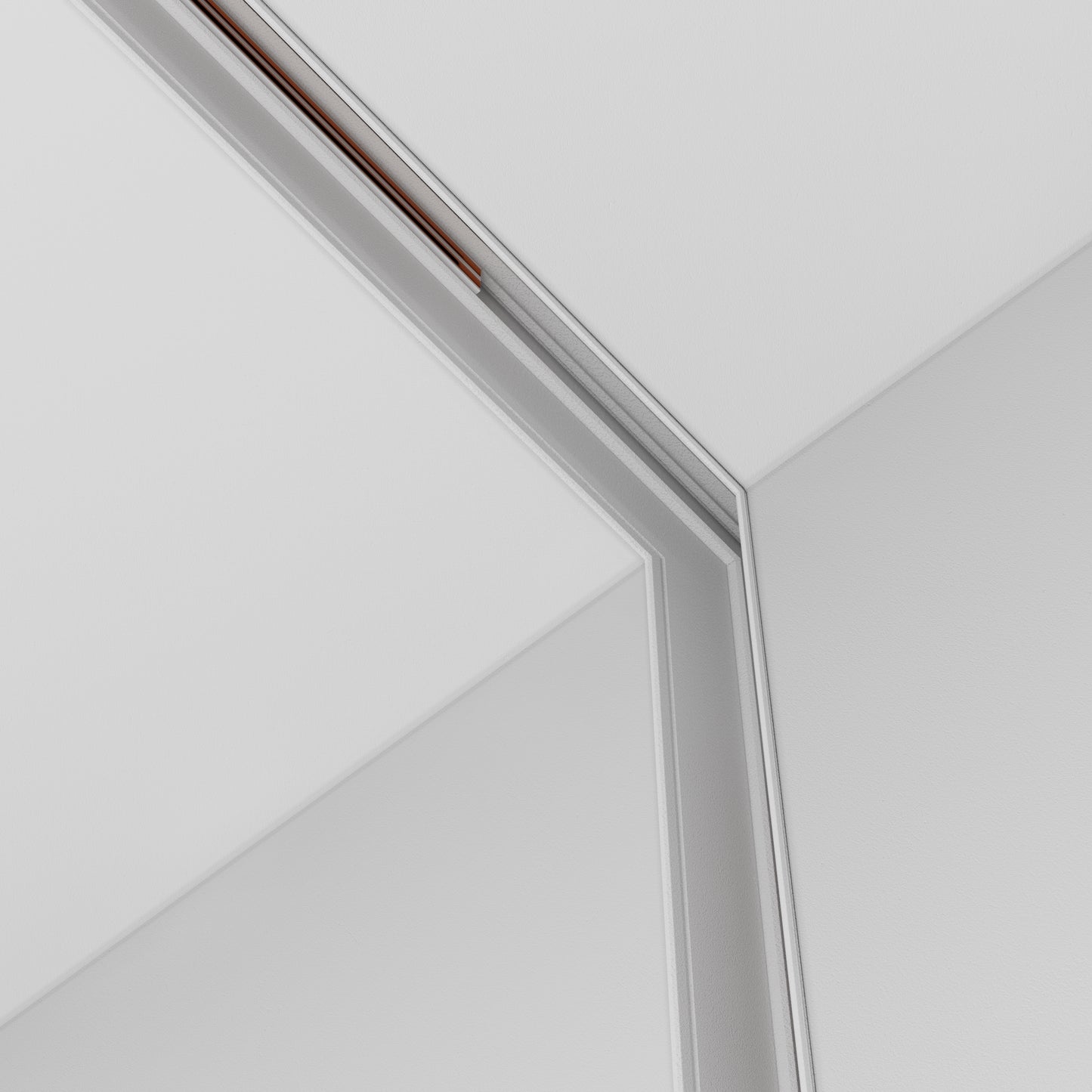 Nurga all olev sisemine Exility pistik, ehitatud 12,5 mm GCL-i alla, valge TRA034ICL-42.12W