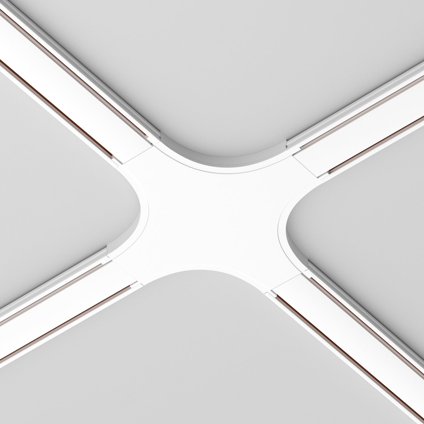 TRA084CX-11W X-shaped Connector Radity White