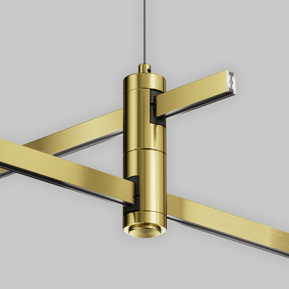 Double rope suspension "Flarity" brass TRA157SW-D1-BS