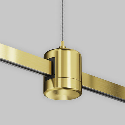 Cable suspension with direct power connector "Flarity" brass TRA157SW-IPC1-BS