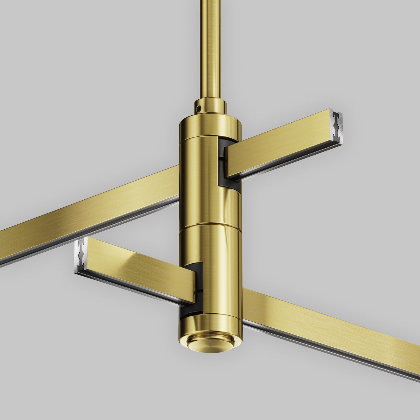 Double ceiling mount 300mm "Flarity" brass TRA158C-D1-BS