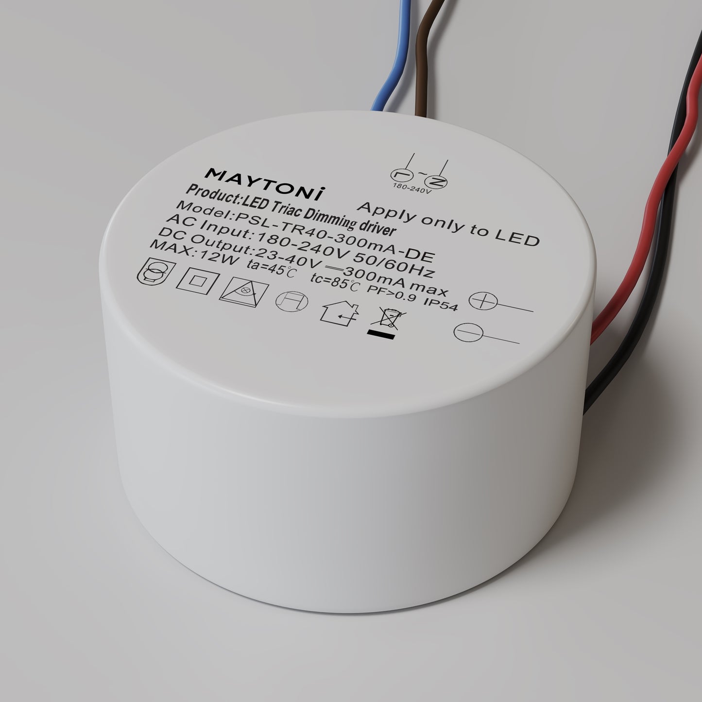 Toiteplokk PSL-TR40-300mA-DE