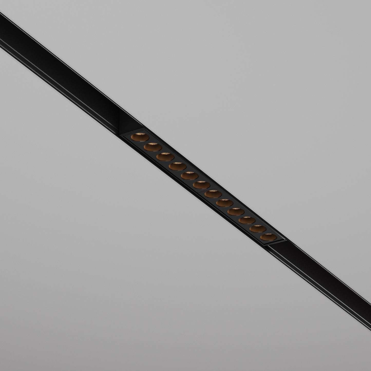 Track luminaire TR031-2-12W2.7K-B
