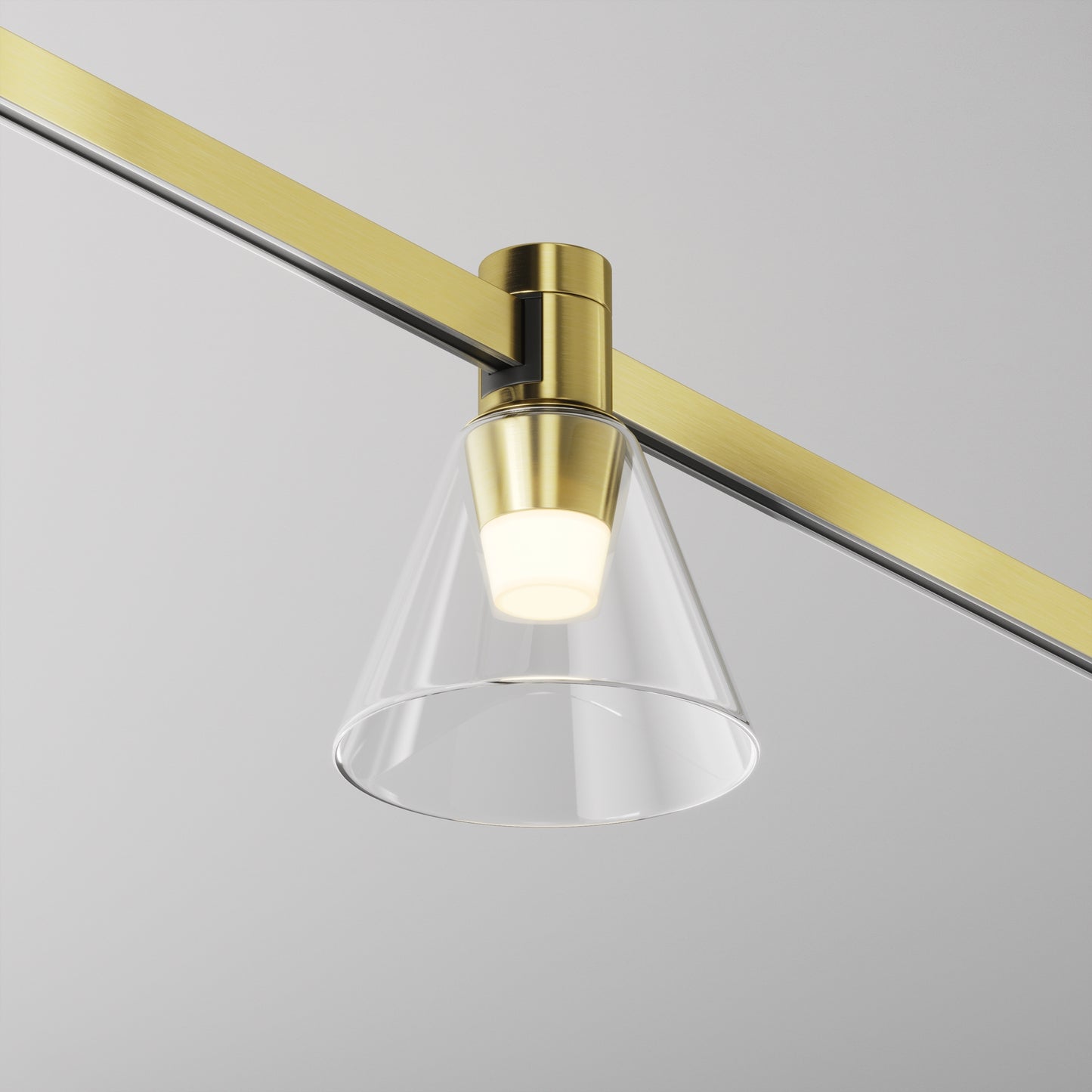 Track luminaire TR147-1-3W2.7K-BS-DE