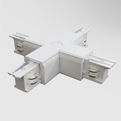 TRA005CX-31W Trinity X-shaped Connector White