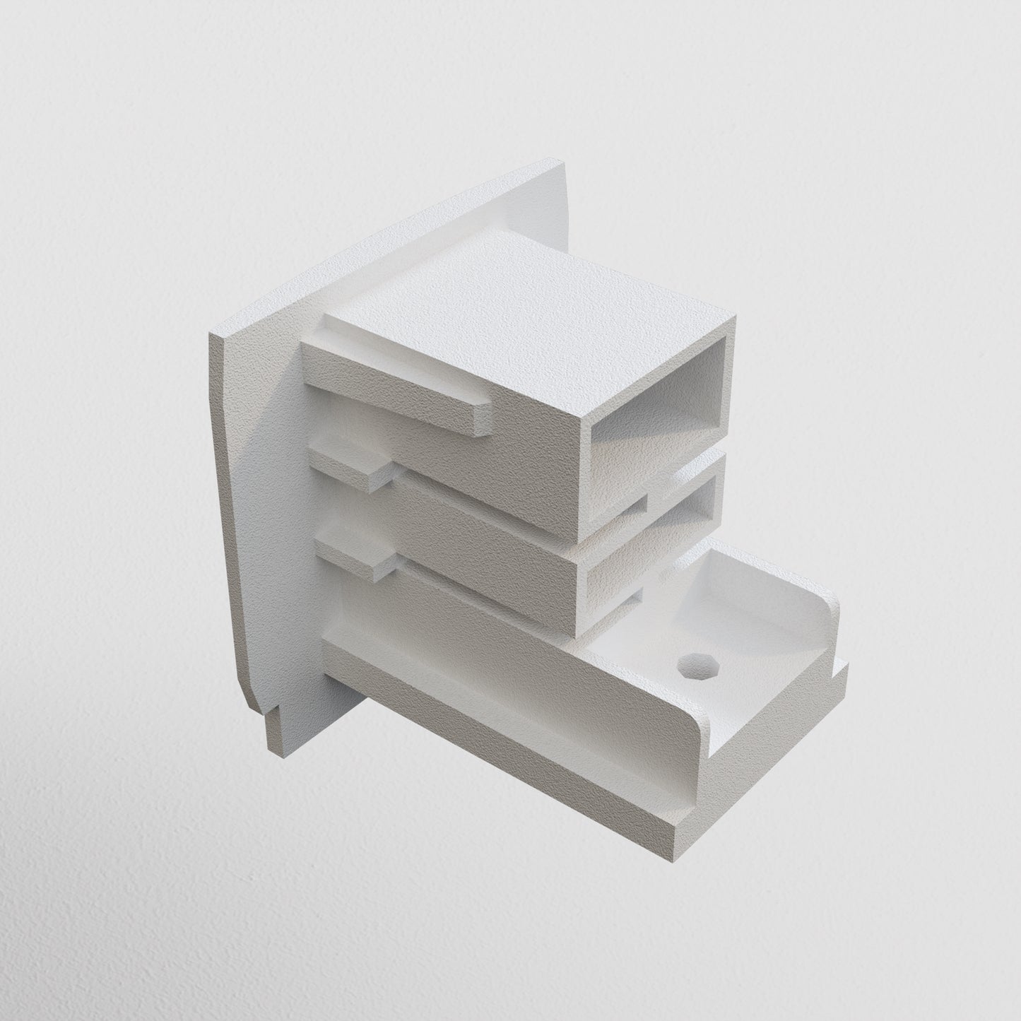 TRA005EC-31W Trinity otsakate valge, 1 tk