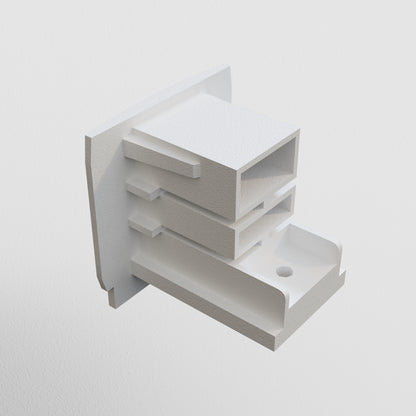 TRA005EC-31W Trinity otsakate valge, 1 tk
