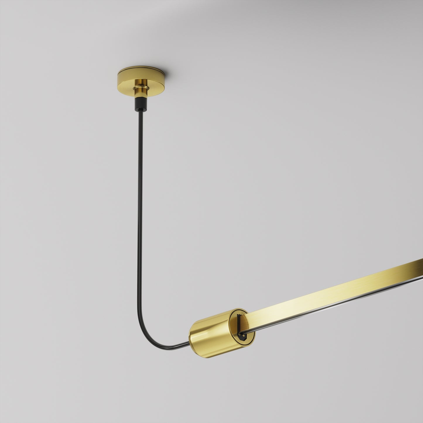 Side power input "Flarity" brass TRA154C-SB1-BS