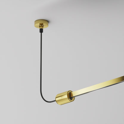 Side power input "Flarity" brass TRA154C-SB1-BS