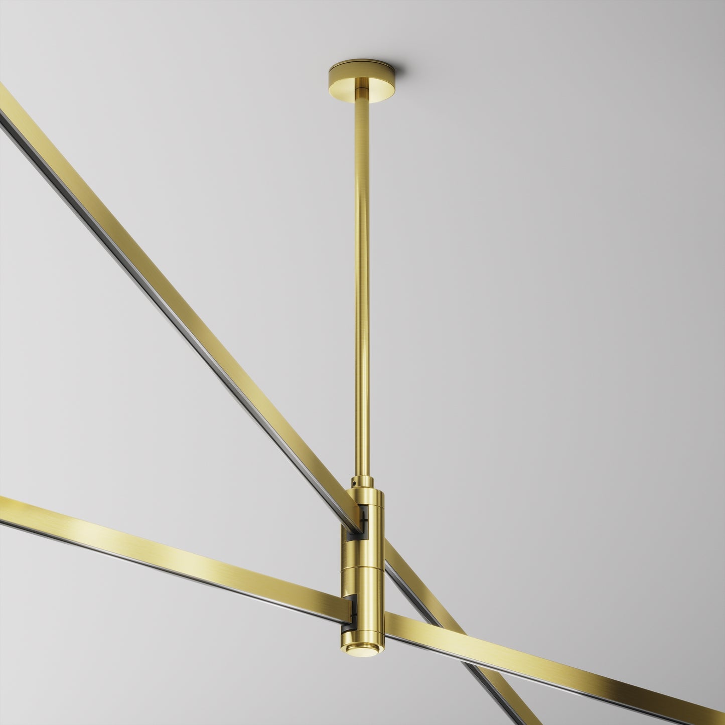 Double ceiling mount 300mm "Flarity" brass TRA158C-D1-BS
