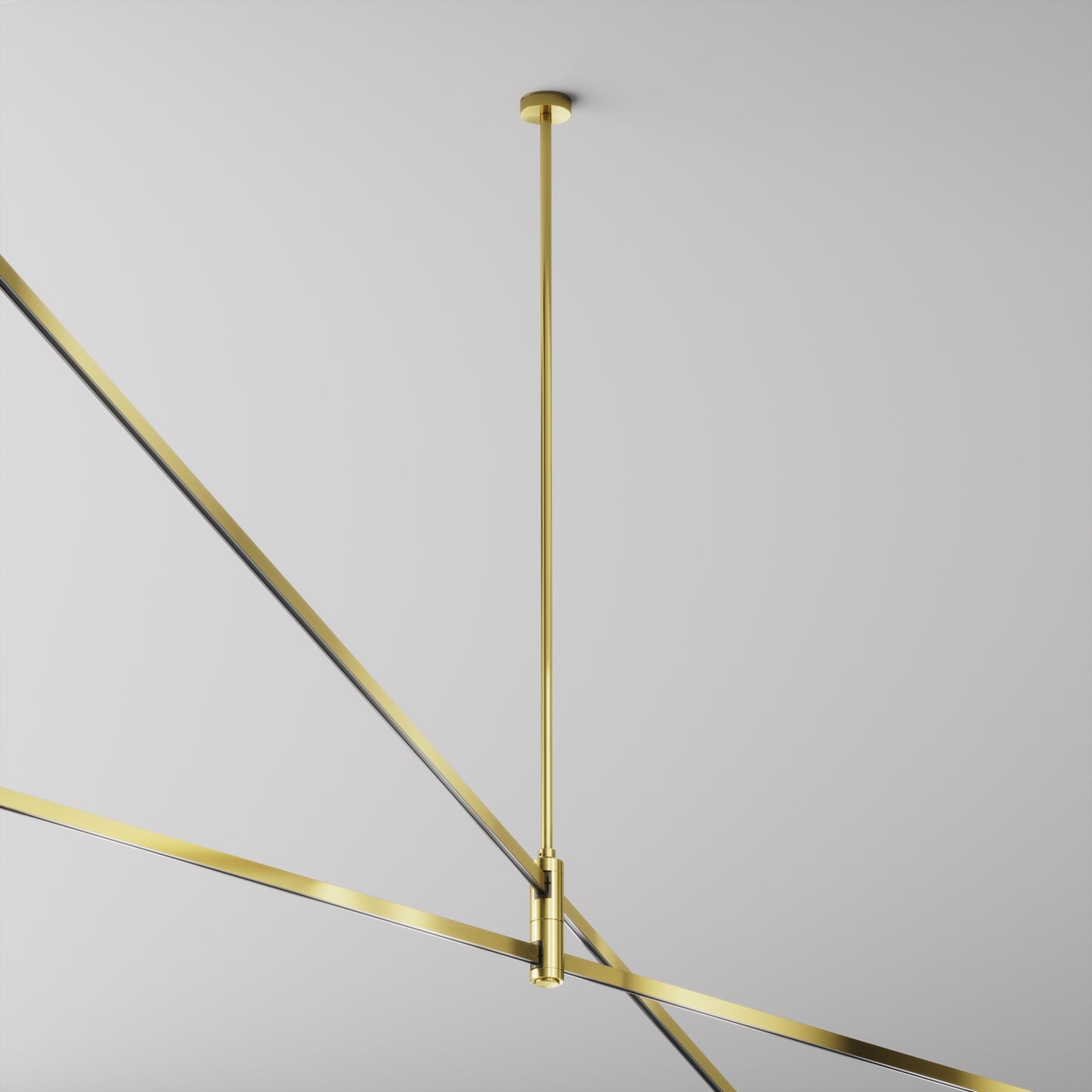 Kahekordne laekinnitus 700mm "Flarity" messing TRA159C-D1-BS