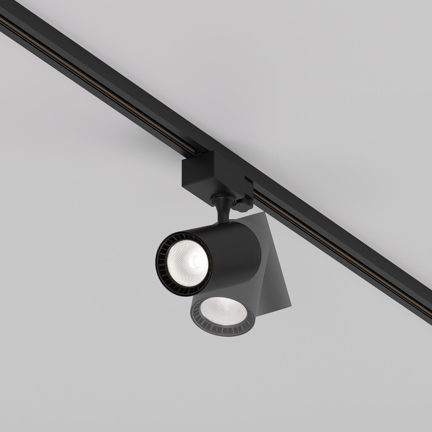 Track luminaire TR029-3-10W4K-S-B