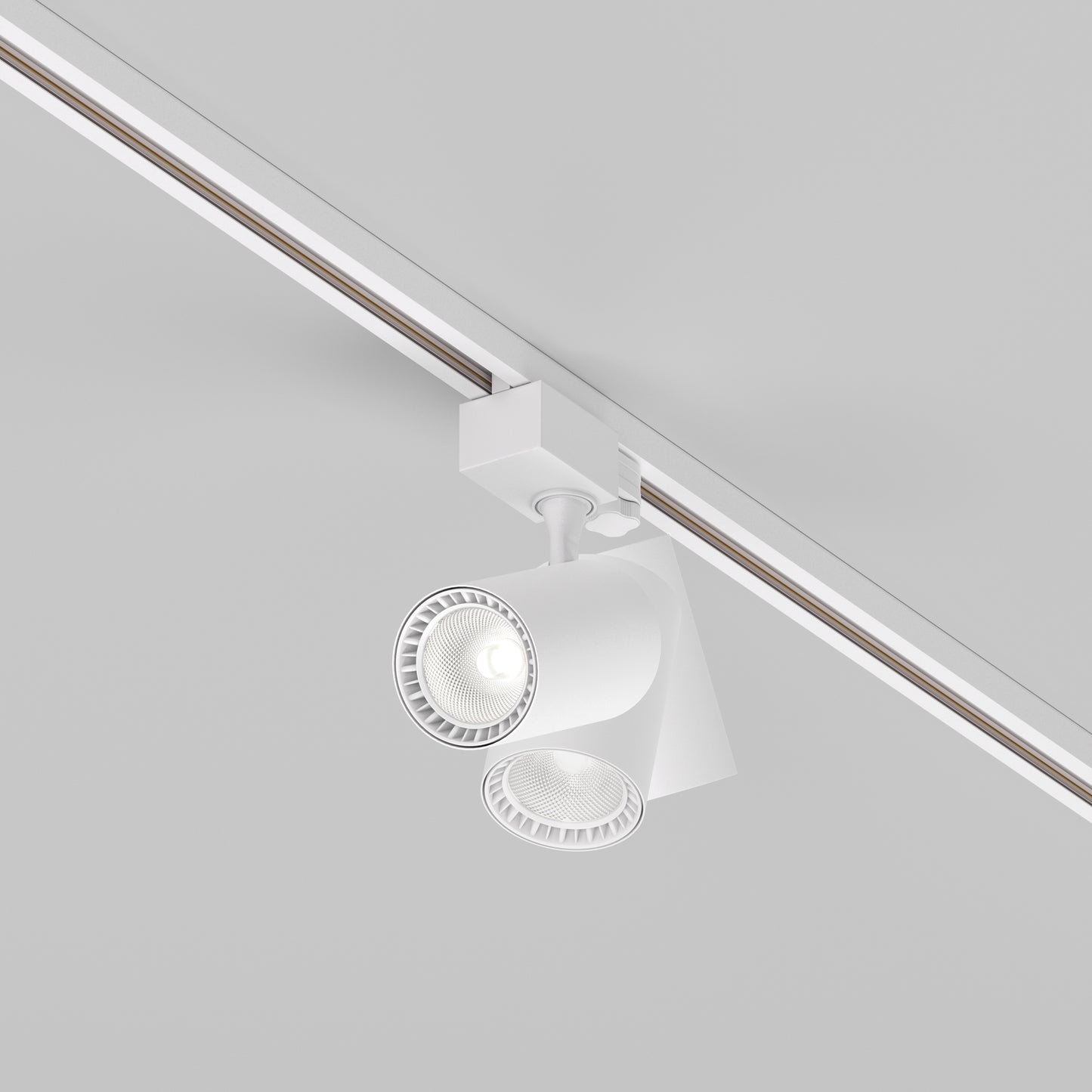 Track luminaire TR029-3-10W4K-S-W
