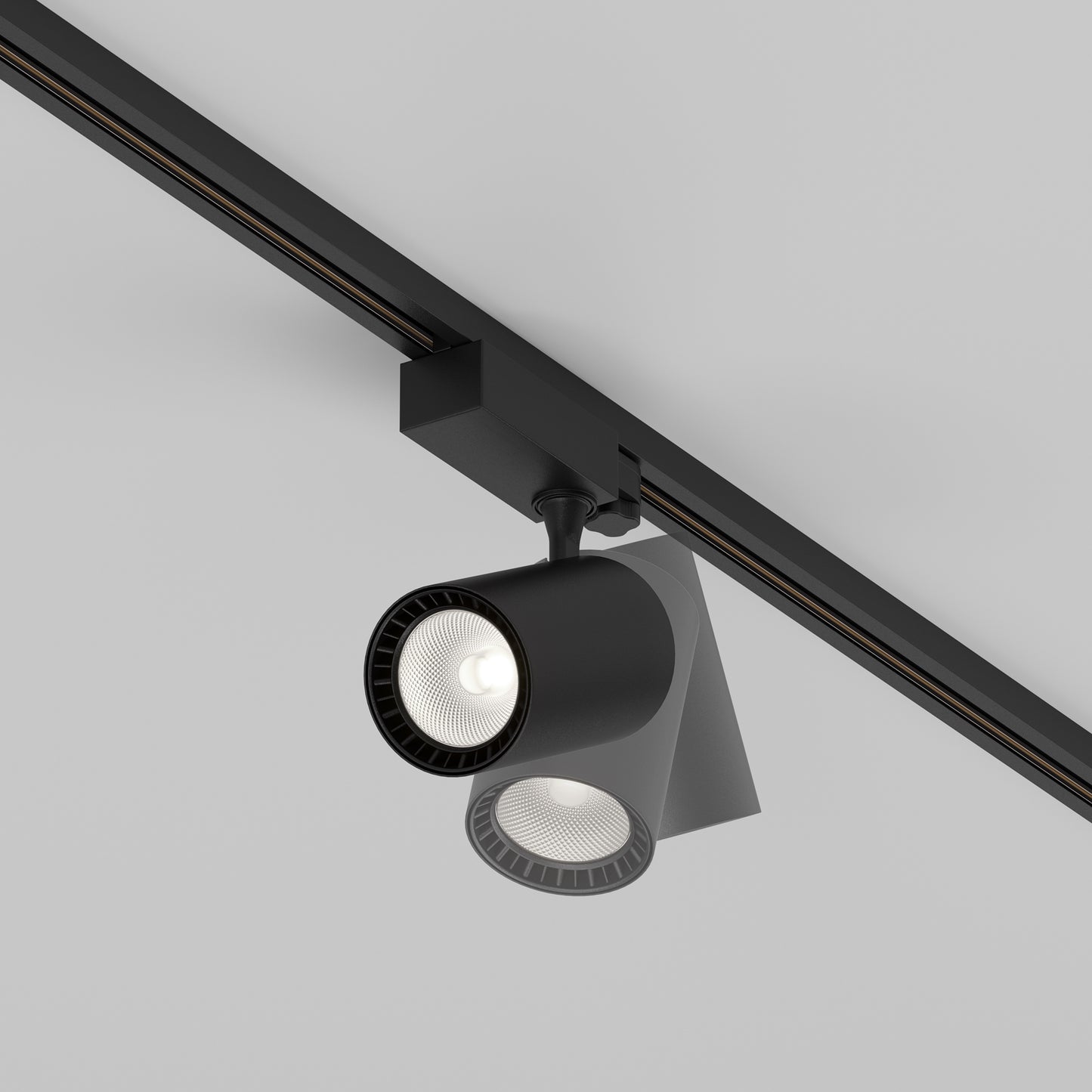 Track luminaire TR029-3-26W4K-S-B