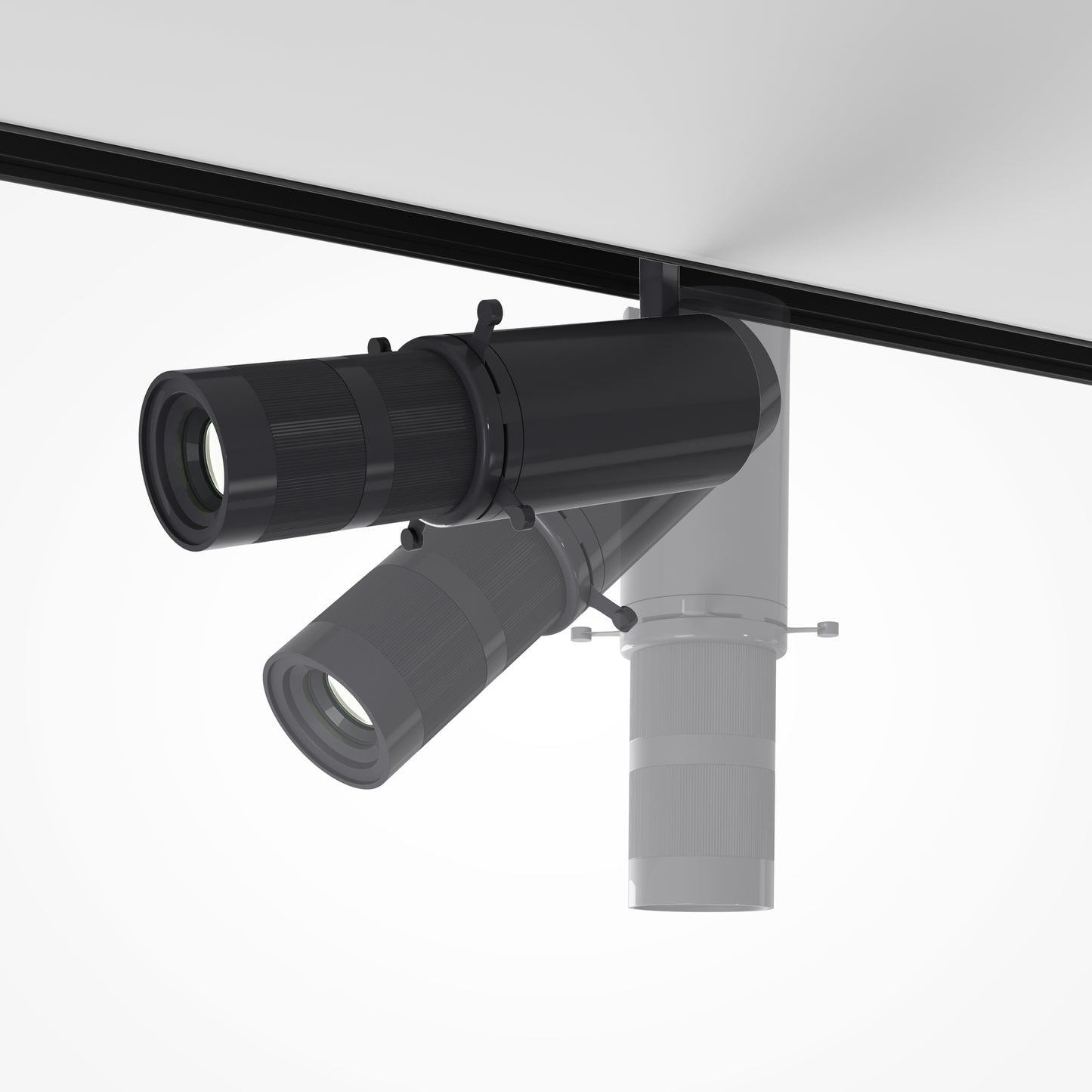 Track luminaire TR108-2-10W3K-B