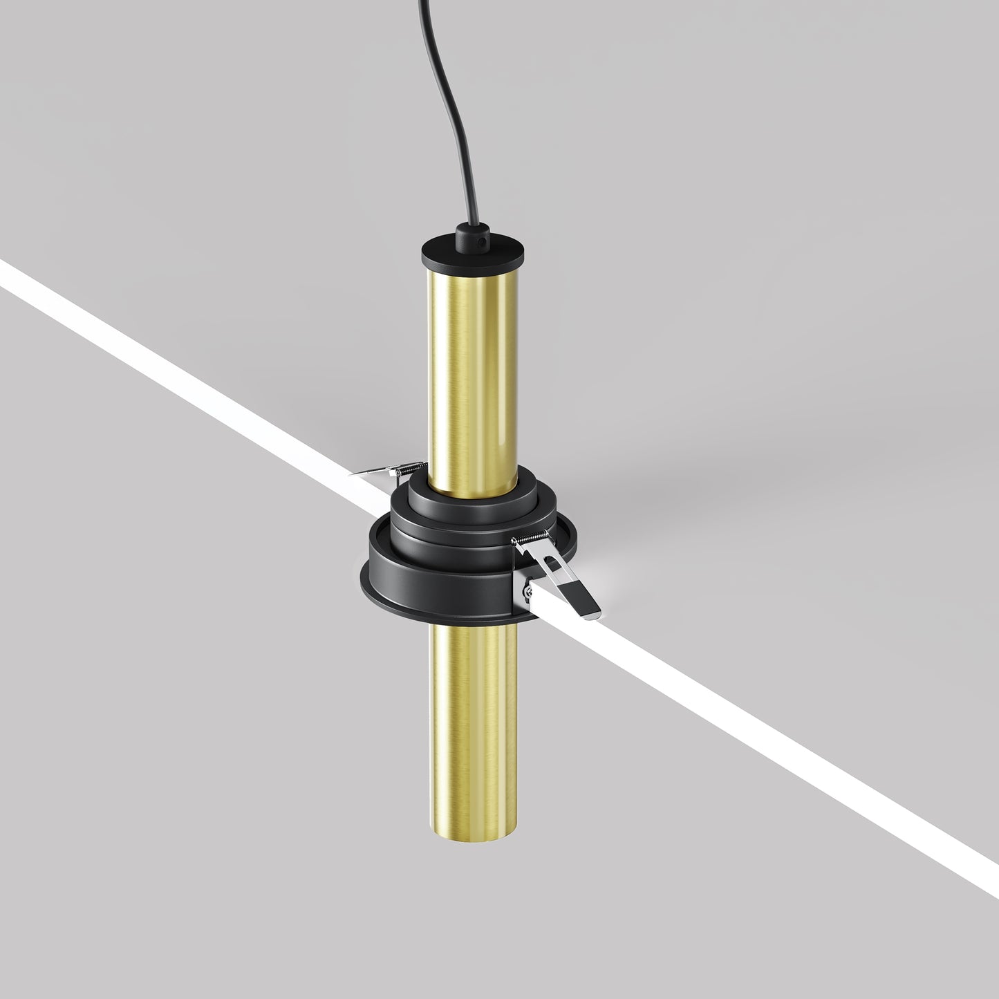 Downlight C140RS-L200-7W3K-BBS