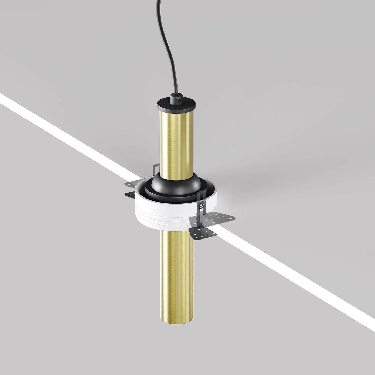 Downlight C140TRS-L200-7W3K-BBS