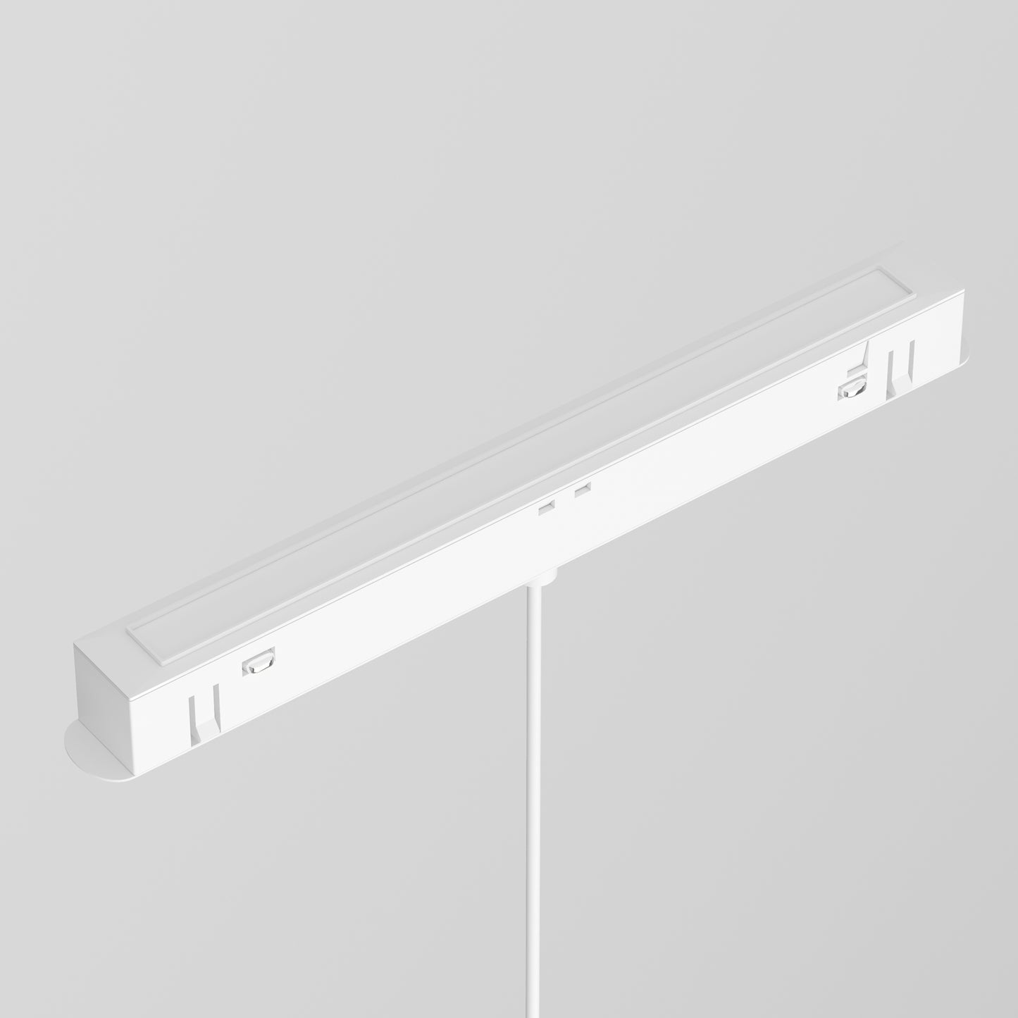Pendant track luminaire TR039-2-5W4K-W-1
