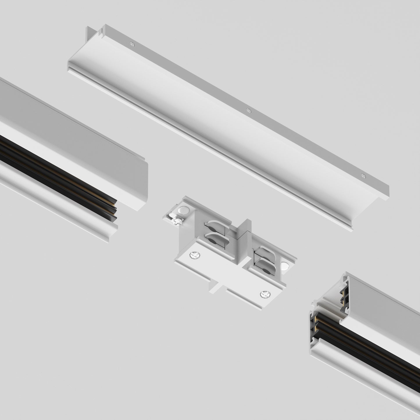 TRA005CI-31W Straight Internal Connector Trinity White