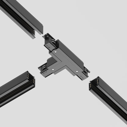 TRA005CT-31B-L Connector T-shaped Left Trinity Black