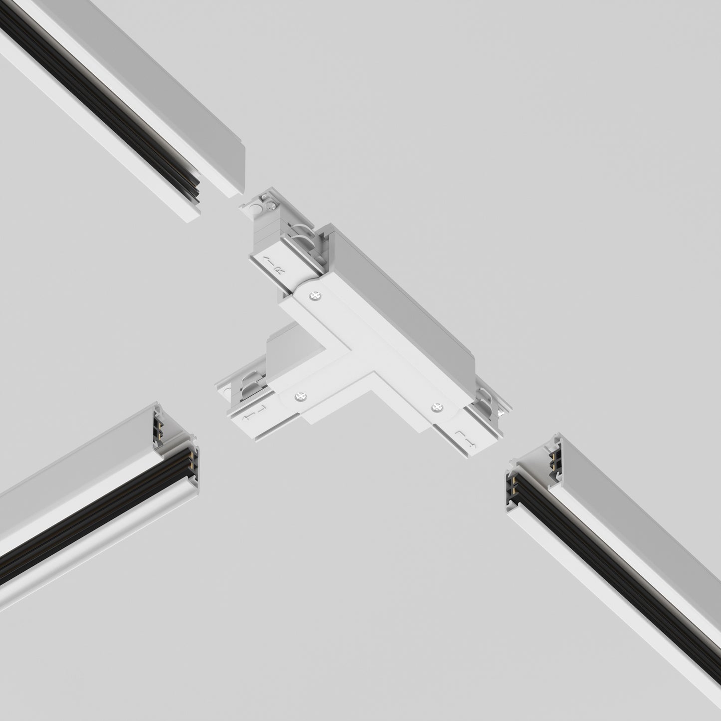 TRA005CT-31W-L Connector T-shaped left Trinity White