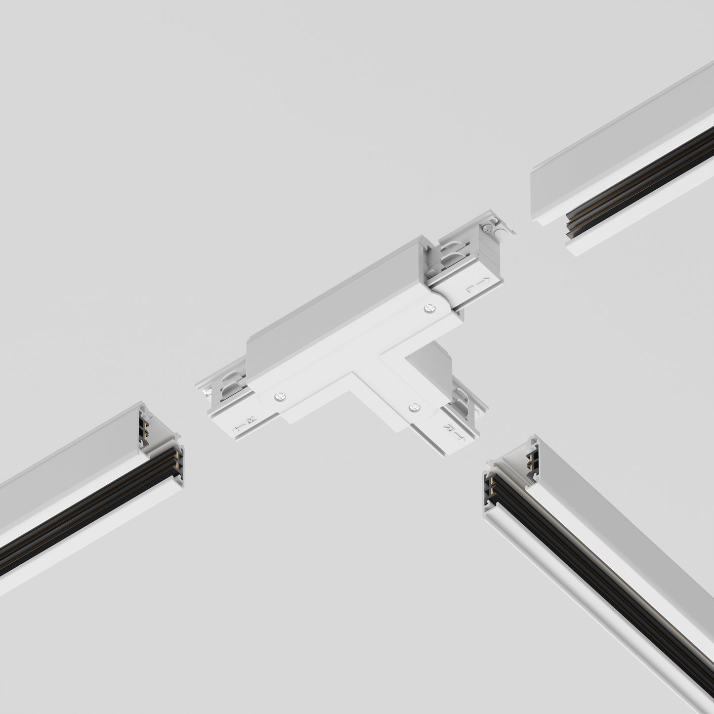 TRA005CT-31W-R Connector T-shaped Right Trinity White