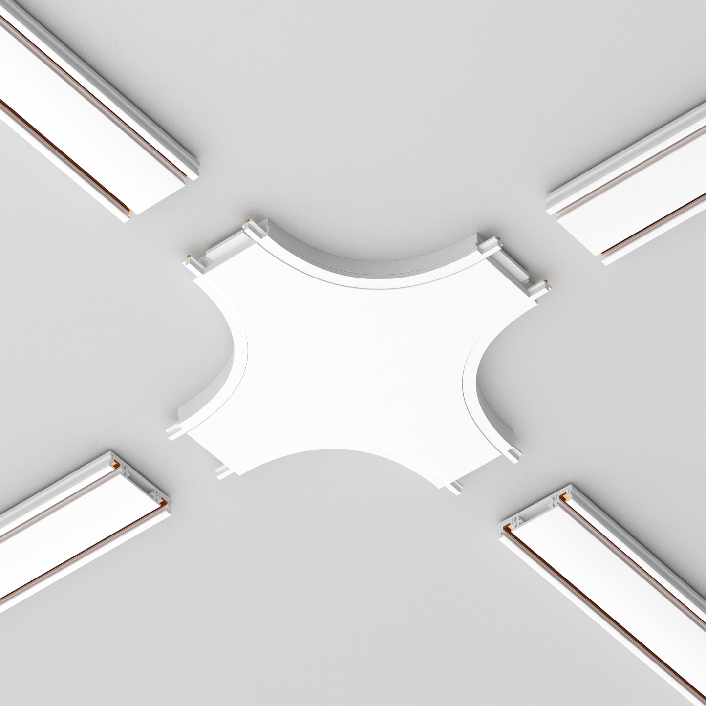 TRA084CX-11W X-shaped Connector Radity White