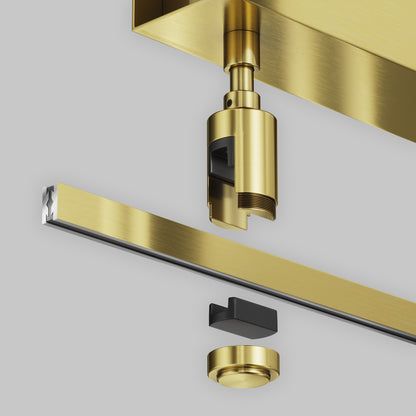 Toiteploki laekinnitus alus "Flarity" toitesisendiga messing TRA156C-BB1-BS