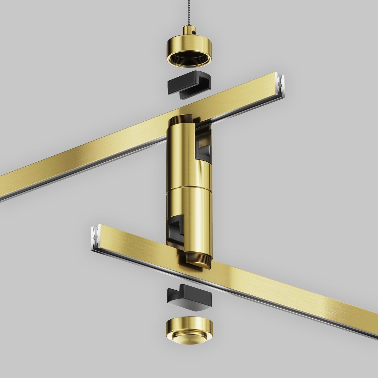 Double rope suspension "Flarity" brass TRA157SW-D1-BS